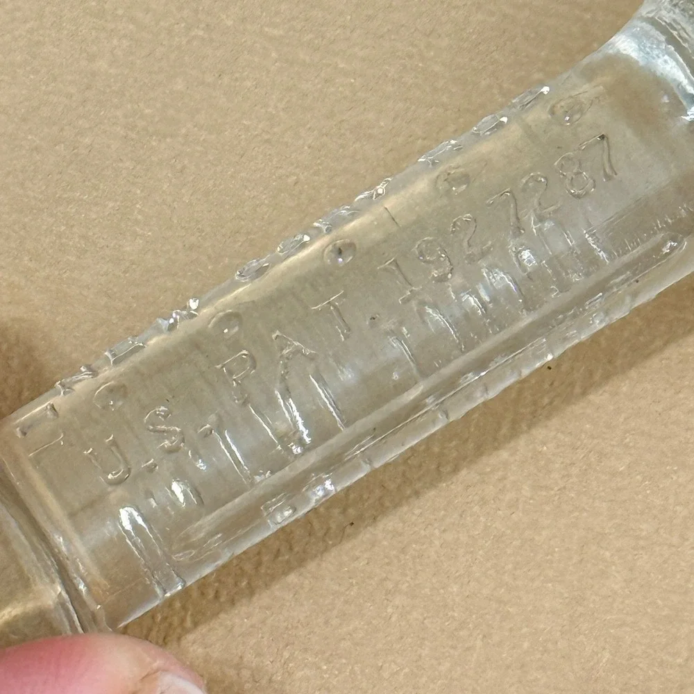 Cory Glass Coffee Filter Rod Vintage Patent 1927287 OS Clear Glass